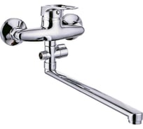 Смеситель для ванны INGROSSO гусак, L 30 см, картридж 40 мм, выносной дивертор 211-25 УТ-00041679