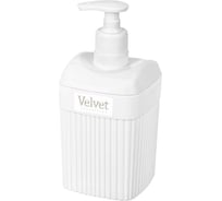 Диспенсер для жидкого мыла Econova "velvet" 90x90x177мм, 0,65л (белый) 433239416