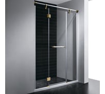 Душевая дверь RGW 180x195 VI-02 белый, прозрачное, 8 мм петли золото 02040218-18