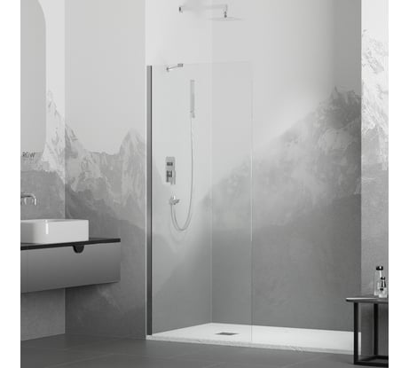 Душевая перегородка RGW 80x195 WA-102 хром, прозрачное, 6 мм 351010208-11