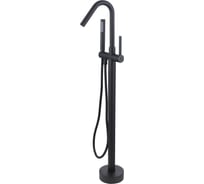 Напольный смеситель для ванны с душем BOND Circle черный B05-4988