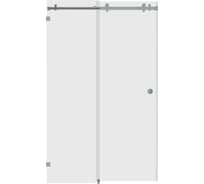 Раздвижная душевая дверь МАРТ Оникс 150x195 см 1365189