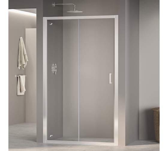 Душевая дверь RGW 130x195 PA-14 хром, шиншилла, 6 мм (128-132) 41081413-51 1