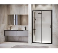 Душевая дверь RGW 110x195 PA-14 B чёрный, прозрачное, 6 мм (108-112) 41081411-14