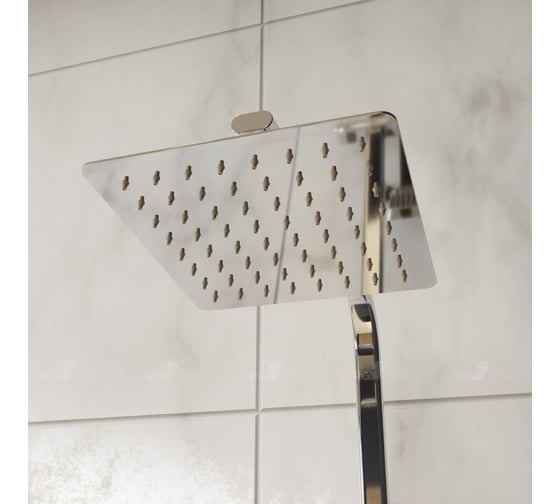 Душевая стойка RGW SP-22 хром, 120x26 головной душ, термостат, ручной душ 21140122-01