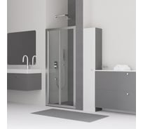 Душевая дверь RGW (76-81)х185 CL-21 хром, прозрачное, 4 мм 04092108-11