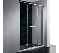 Душевая дверь RGW 140x195 VI-02 белый, прозрачное, 8 мм (петли золото) 02040214-18