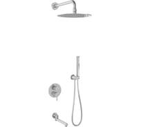 Комплект RGW SP-55 хром (головной душ/смеситель/ручной душ/излив) 51140855-01