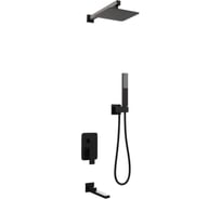 Комплект RGW SP-56-B черный (головной душ/смеситель/ручной душ/излив) 51140856-04