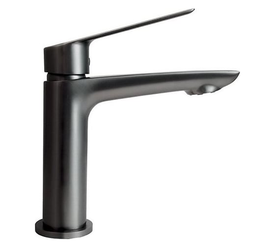 Смеситель для раковины DEMM SLEEK с сливом CLICK CLACK матовый родий 65271.004.RM