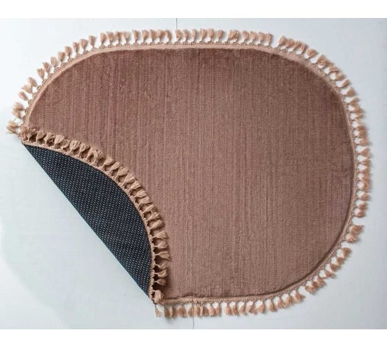 Коврик Arya Home Carolina 80x120 см, коричневый 8680943226914