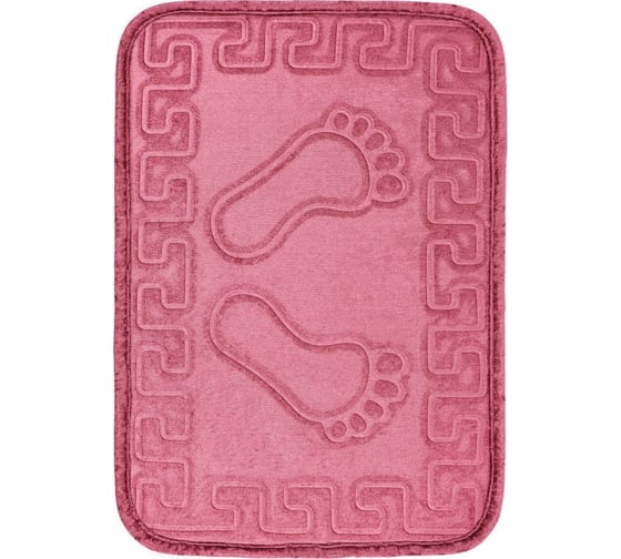 Коврик Arya Home Dayna 40x60 см, розовый 8680943100245