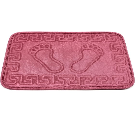 Коврик Arya Home Dayna 40x60 см, розовый 8680943100245