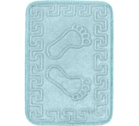 Коврик Arya Home Dayna 40x60 см, голубой 8680943100238