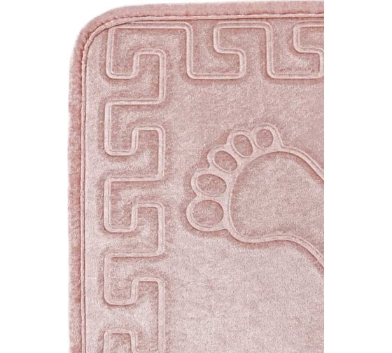 Коврик Arya Home Dayna 40x60 см, пудровый 8680943100269