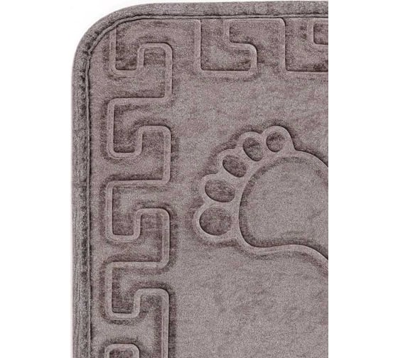 Коврик Arya Home Dayna 40x60 см, темно-серый 8680943079244
