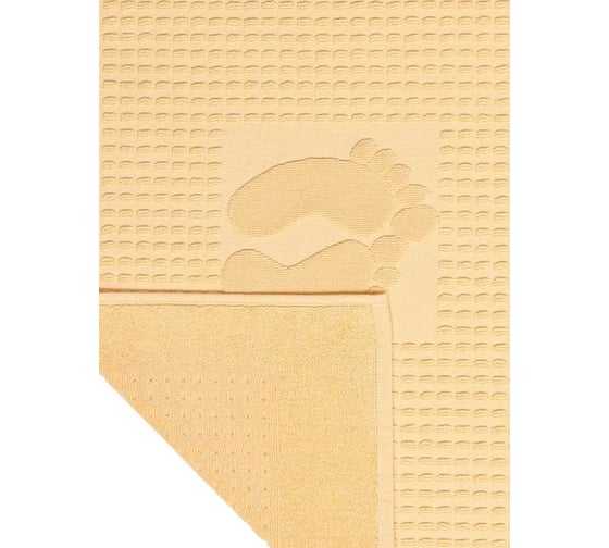 Коврик Arya Home Winter soft 50x70 см, желтый 8680943113658