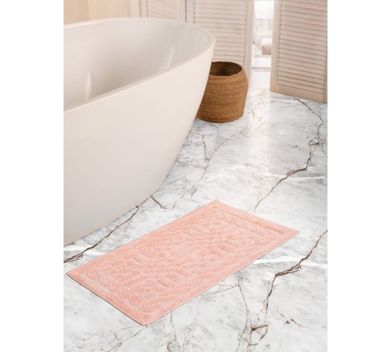 Коврик Arya Home Berceste 70x120 см, пудра розовый 8680943041616