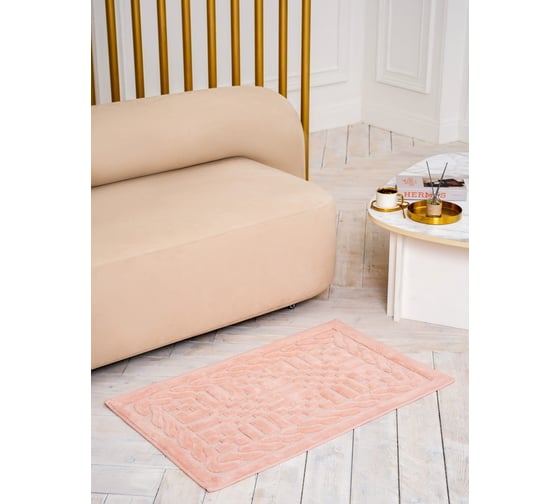 Коврик Arya Home Berceste 70x120 см, пудра розовый 8680943041616