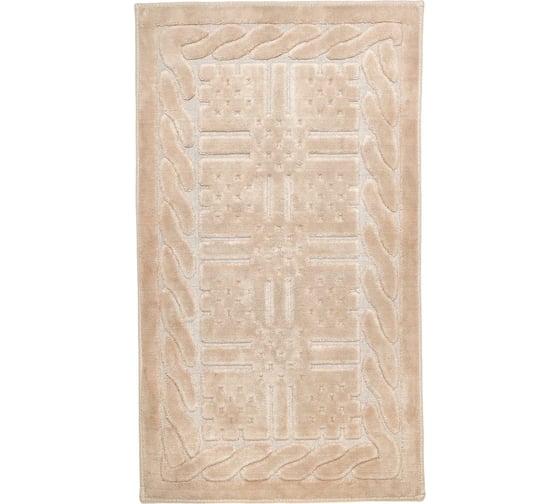 Коврик Arya Home Berceste 60x100 см, 2 предмета, бежевый 8680943059277 1