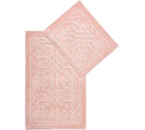 Коврик Arya Home Berceste 60x100 см, 2 предмета, пудра розовый 8680943041166