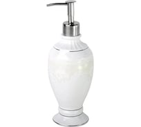 Дозатор для жидкого мыла Wess elegance 9,7x9,7x20 см., цвет белый G87-40