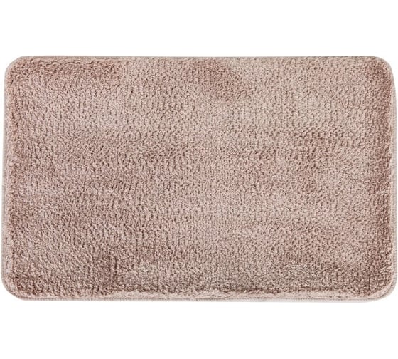 Мягкий коврик для ванной комнаты Wess brillar 50x80 см., цвет бежевый A60-60