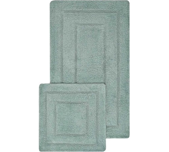 Набор ковриков Arya Home Klementin 60x100, 50x50 см, зеленый 8680943228079