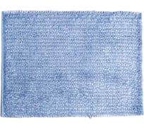 Коврик Arya Home Senfoni из переливающей синели, 40x60 см, голубой 8680943223685