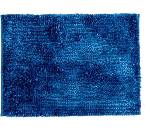 Коврик Arya Home Senfoni из переливающей синели, 40x60 см, синий 8680943223708 1