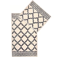 Коврик Arya Home Erciyes 60x100 см, 2 предмета, серый 8680943078605