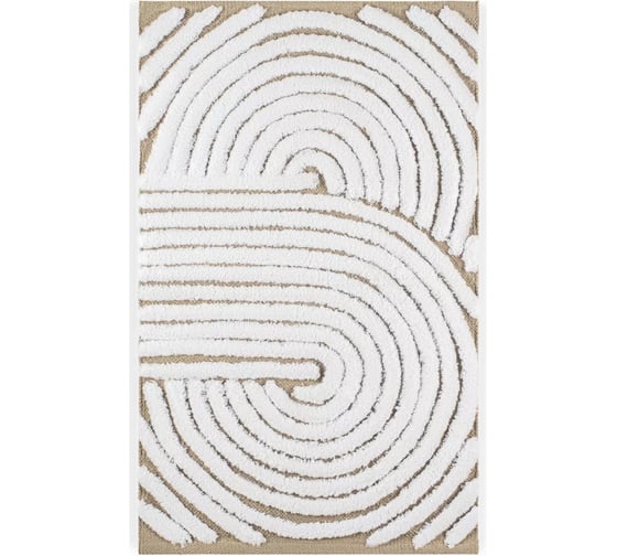Коврик для ванной Arya Home Clive 50x80 см, бежевый 8680943228109 1