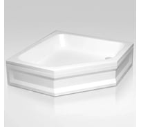 Душевой поддон RGW 80x80x15 h27 BT, CL-S-A трапеция, диаметр 60 акриловый FW5-5 16180588-51