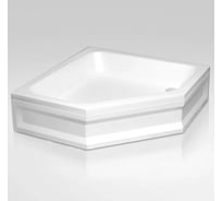 Душевой поддон RGW 100x100x15 h27 BT, CL-S-A трапеция, диаметр 60 акриловый FW5-5 16180500-51