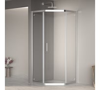 Душевой уголок RGW 90x90x195 PA-86 Трапеция/Хром/Прозрачное(Easy)/6 мм 38088699-11