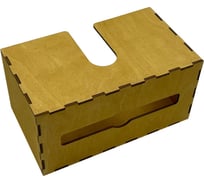 Диспенсер для бумажных салфеток KIMRIK v-сложения, подвесной, 12x24x14 см, орех KG026301/орех