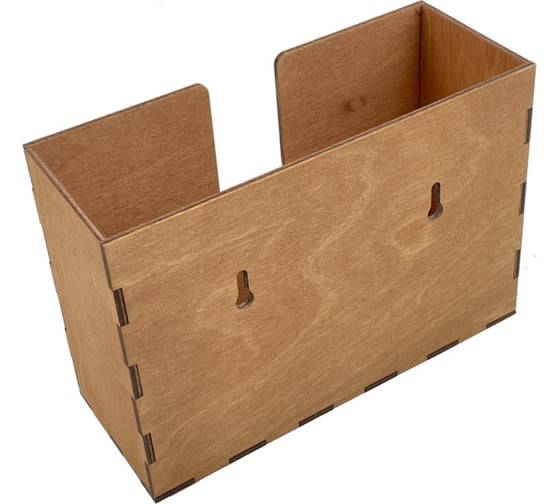 Диспенсер для бумажных салфеток KIMRIK z-сложения, подвесной, 9x23x16 см, дуб (00000001008) KG026302/дуб