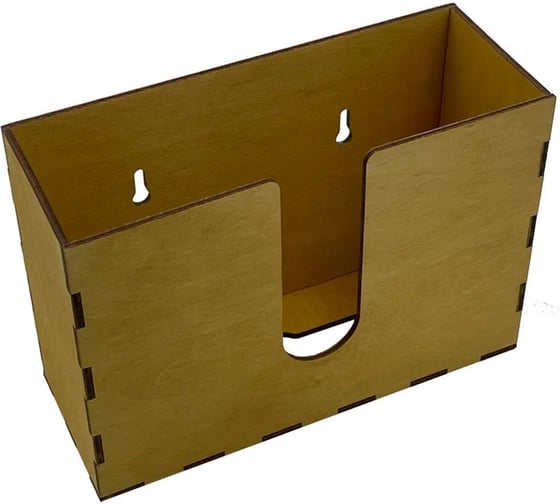 Диспенсер для бумажных салфеток KIMRIK z-сложения, подвесной, 9x23x16 см, орех (00000001008) KG026302/орех 1
