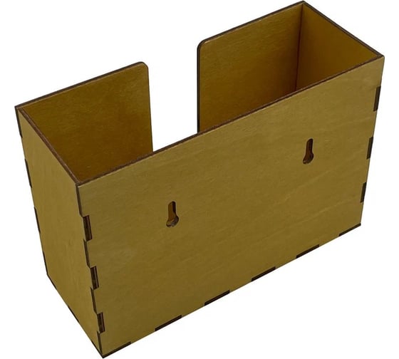 Диспенсер для бумажных салфеток KIMRIK z-сложения, подвесной, 9x23x16 см, орех (00000001008) KG026302/орех