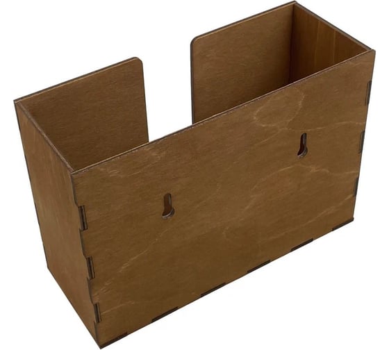 Диспенсер для бумажных салфеток KIMRIK z-сложения, подвесной, 9x23x16 см, мокко(00000001008) KG026302/мокко