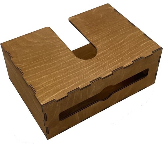 Диспенсер для бумажных салфеток KIMRIK z-сложения, подвесной, 9x23x16 см, мокко(00000001008) KG026302/мокко
