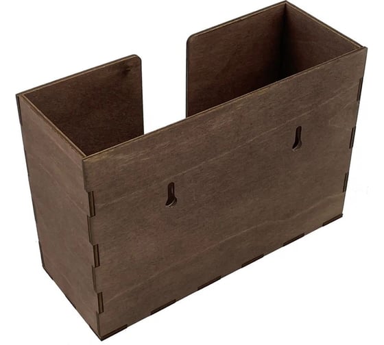 Диспенсер для бумажных салфеток KIMRIK z-сложения, подвесной, 9x23x16 см, (00000001008) KG026302/палисандр
