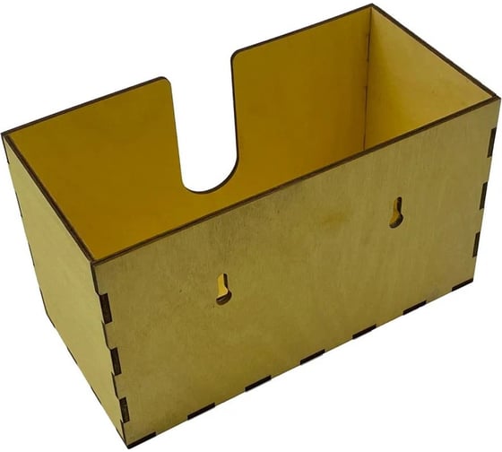Диспенсер для бумажных салфеток KIMRIK v-сложения, подвесной, 12x24x14 см, сосна KG026301/сосна