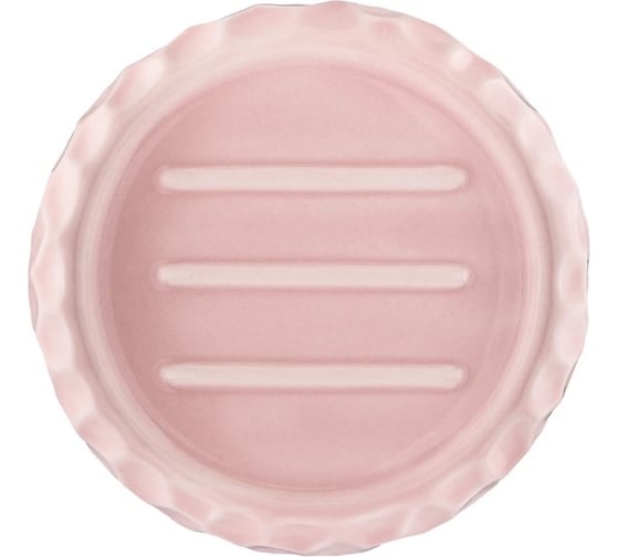 Мыльница Verran Rosy 10,7x10,7x2,5 см., цвет розовый 880-47