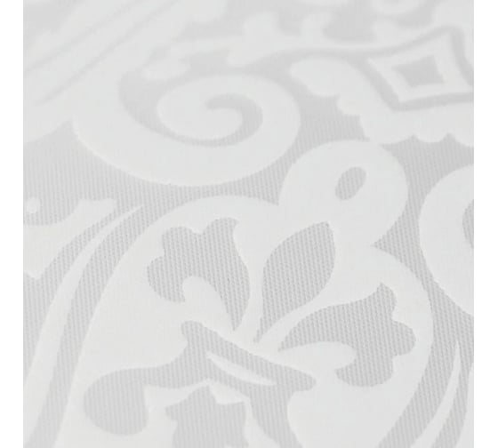 Занавеска (штора) для ванной комнаты Verran rogai пластиковая 180x180 см., цвет белый 650-14