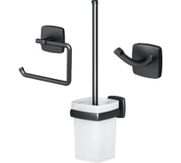 Набор аксессуаров для зоны туалета AM.PM Gem черный AK90T2003B