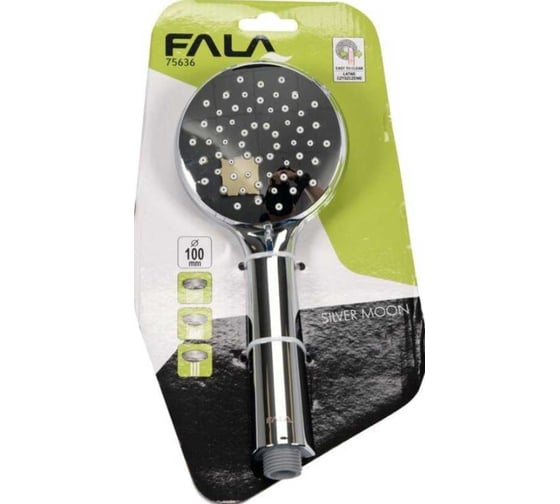 Душ лейка FLO SILVER MOON 100мм 3 вида струи 75636
