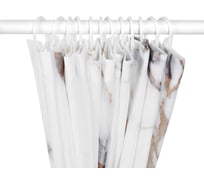 Штора для ванной комнаты  "мрамор" РМС ШП-02БЖ