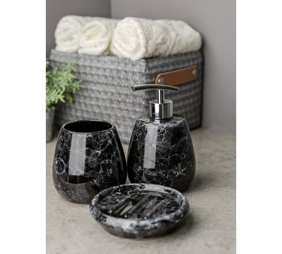 Комплект настольный для ванн Bath Plus pietra, black set3 W-CE2242AA-SET3