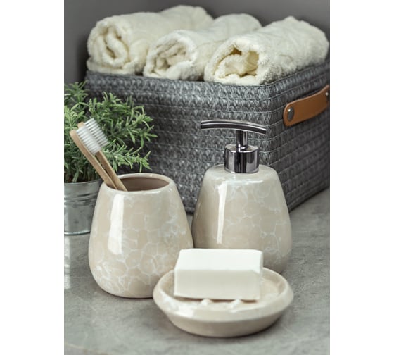 Комплект настольный для ванн Bath Plus pietra beige set3 W-CE2242BA-SET3 1
